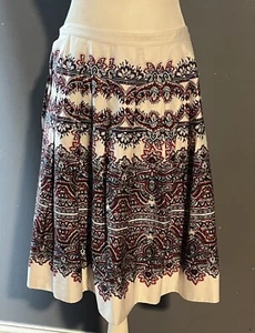 Talbots Skirt Women's plus size 18W Petite Pleated Cotton NWT - Picture 1 of 10