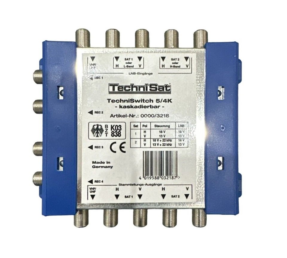 TechniSat TechniSwitch 5/4K - Kaskadierbar (0000/3218) - Bild 1 von 1