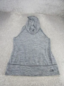 The North Face Sweatshirt Womens Medium Gray Sleeveless Hoodie - Picture 1 of 7