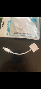 iPhone Adapter for Headphones Dual Splitter Headphones & Charging Adapter - Picture 1 of 5