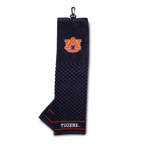 Auburn Tigers Tri-Fold Golf Bag Towel - Officially Licensed Course Club Cover