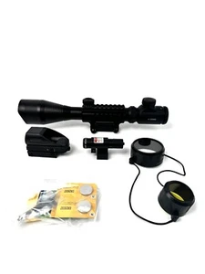 Riflescope Combo 4-12X50Eg Dual Illuminated Optics & IIIA/2MW Laser Sight & 4 Ho - Picture 1 of 4