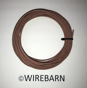 16 GAUGE TXL TAN AUTOMOTIVE WIRE - HIGH TEMP - 25 FT PRIMARY HOOKUP WIRE USA - Picture 1 of 2
