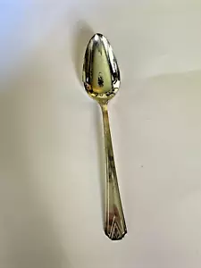 Cucharadita 1929 Deauville patrón Art Deco plato comunitario 12 disponibles - Imagen 1 de 3