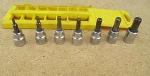 STANLEY Metric Hex Bit Socket Set 3/8" Drive - Set of 7 - Picture 1 of 4