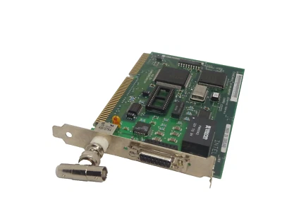 INTEL ETHER EPRESS 16 LAN ADAPTER 16 BIT  ISA RETRO  AUI BNC MIT T-STÜCK#GK10795 - Bild 1 von 2