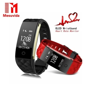 Pulsera de actividad Bluetooth 4.0 S2 Inteligente Muñequera Banda Ritmo Cardíaco - Imagen 1 de 9