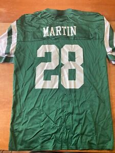 VINTAGE! Curtis Martin #28 New York Jets Reebok Jersey Size Large