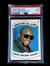SWEET BROWN SUGAR 1982 WRESTLING ALL STARS SERIES B #35 PSA 9 MINT ALL-STARS