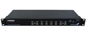 Conmutador KVM externo de 8 puertos StarTech Starview SV831HD PS/2 - Montaje en rack profesional - Imagen 1 de 7