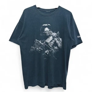 HALO 4 GameStop Promo T-Shirt Spartan Armor Art Black L Size Xbox FPS Gamer Tee - Picture 1 of 9