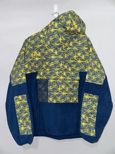 Nike ACG 1/2 Zip Pullover Fleece Sweater Jacket Sz XL Blue Yellow Synchilla - Picture 1 of 15