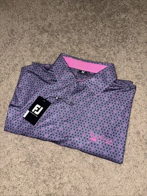 Footjoy Mens Flying Wasp Performance Polo Shirt Superior National Size Large NWT - Image 1 of 4