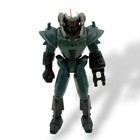 Vintage Sci Fi Robot Action Figure Green and Black Collectible Toy