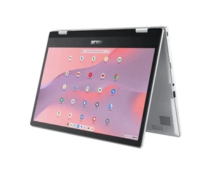 ASUS Chromebook Flip CX1 14" Touch N4500 128GB 8GB Silver CX1400FKA-AS88FT - Picture 1 of 4