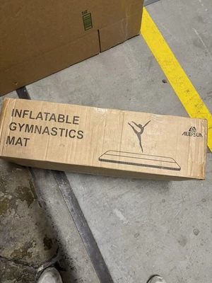 Alfombra de entrenamiento de gimnasia inflable ligera - perfecta para uso doméstico y exterior Foto 1 de 2