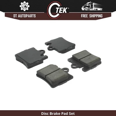 Para Mercedes-Benz S430 2000-2003 | Pastillas de freno de disco traseras centradas | Semimetálicas Foto 1 de 4