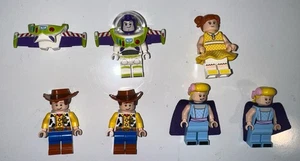 Lego Toy Story Minifigure Lot Of 6 Woody Buzz Bo Peep Gabby - Picture 1 of 4