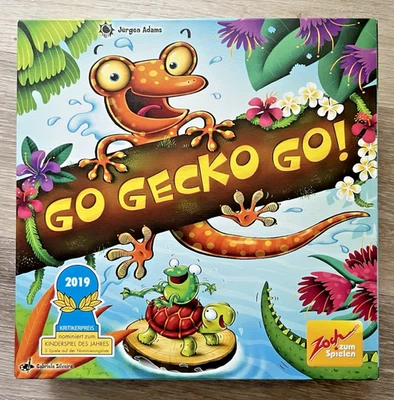 GO GECKO GO! (Kinder-/Familienspiel von Zoch, 2-4 Sp. ab 6 J.), 100%, WIE NEU - Bild 1 von 4