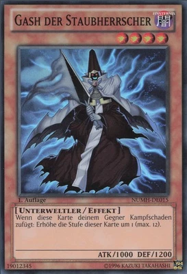 YuGiOh Gash der Staubherrscher NUMH-DE015 Super Rare Neu 1st - Bild 1 von 2