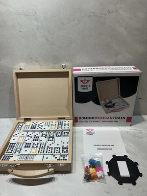Domino Mexican Train Dominoes Game by Longfield Games - 100% Complete Rare & VGC - Image 1 of 4