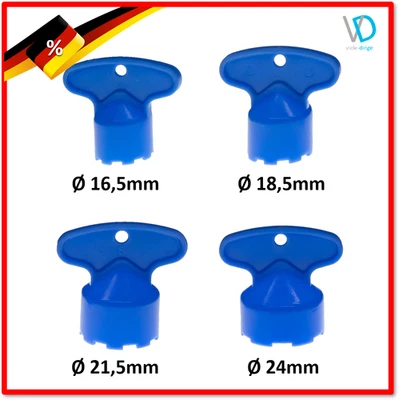 MARKENLOS 4 Stück Schlüssel für Strahlregler Perlator M16 - M24