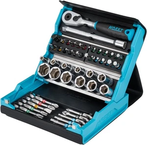 HAZET Smart Case Steckschlüsselsatz 50-teilig Werkzeug Steckschlüsselsatz Hazet Blue Antrieb: Sechskant & Squ - Bild 1 von 9