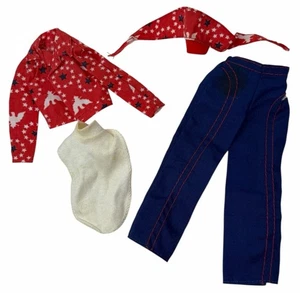 Barbie Ken Best Buy Bicentenario Moda 9127 4 Piezas Vintage 1976 Traje Patriótico - Imagen 1 de 7