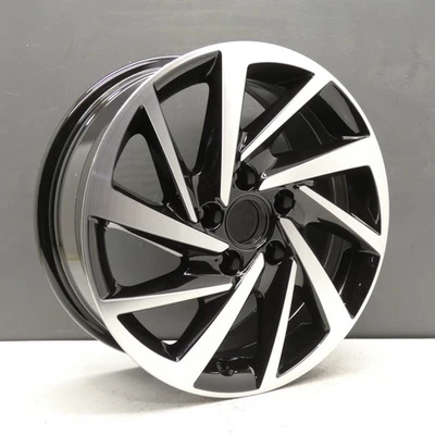 VOLKSWAGEN GOLF MK7 17" MATCH BLACK ALLOY WHEEL WOODSTOCK 5G0601025DM GENUINE X1 - Image 1 of 4