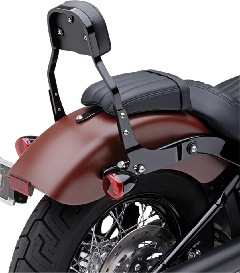 Kit de respaldo 12-17 para Harley Softail Fat Boy EFI FLSTFI COBRA 11" negro Foto 1 de 1