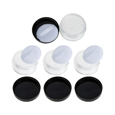  4 Imposta la scatola del contenitore della polvere di plastica della polvere - Image 1 of 4