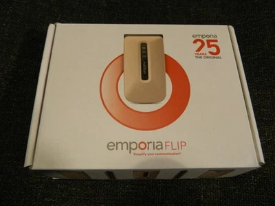 Emporia flip GSM mobile phone V221 Champagne
