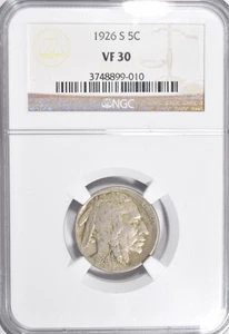 1926-S BUFFALO NICKEL ~ NGC VF30! - Picture 1 of 2