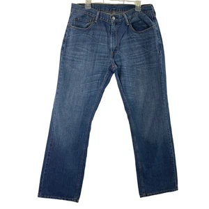 Levis 559 Straight Leg Jeans Mens Size 35x31 Blue Medium Wash Denim Pants - Picture 1 of 12