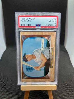 Al Kaline 1955 Bowman VINTAGE #23 PSA 4 VG-EX GRADED MLB HOF Mr. Tiger 👀🐅⚾️🔥 - Image 1 of 2