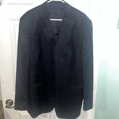 AUTHENTIC Versace Collection men’s Navy Blue Blazer Size 52, 100% wool - Image 1 of 4