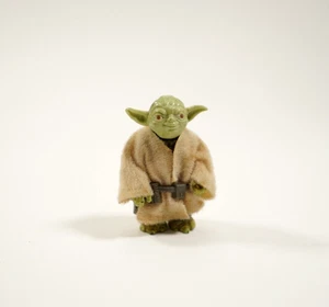 Star Wars Yoda Vintage 1980 Made in Hong Kong Tag Accappatoio Mantello Cape Kenner RARO - Foto 1 di 11