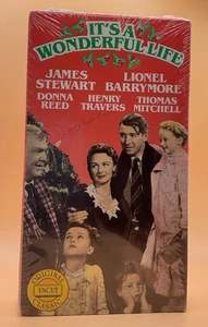 It's a Wonderful Life VHS 1946, 1987 **SEALED NEW** **Buy 2 Get 1 Free** - Picture 1 of 3