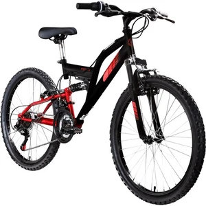 24 Zoll Fahrrad Shimano 18 Gang Kinderfahrrad Jungen Mädchen Mountainbike Fully - Bild 1 von 8