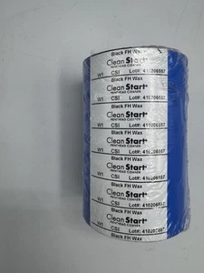 Boîte de 24 nettoyeurs de tête d'impression Clean Start cire noire FH 4,33" x 1345' 110 mm x 410 m - Photo 1/4