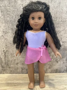 American girl doll dark skin, brown eyes dark hair long ringlets curls - Picture 1 of 14