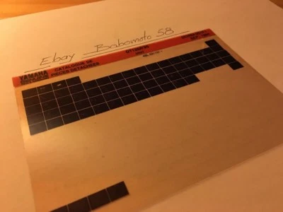 Yamaha DT125R 1995 3RM7 Dtr 125 Micro Enchufe Piezas List Catálogo Microficha - Imagen 1 de 2