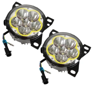 2 Pack LED Fog Light With Neon Ring - Truck Kenworth T660 - Peterbilt 579 587[A] - Picture 1 of 3