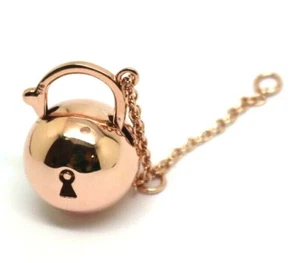 Genuine New 9ct 9k Rose Gold Ball Round Pendant Locket - Picture 1 of 12