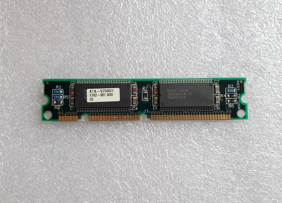 Apple Power Macintosh VRAM 1MB 70ns Kingston KTA-V7500/1 SIMM - Image 1 of 2