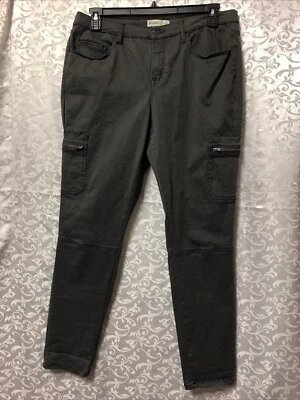 Pantalones Mudd Cargo utilitarios ajustados grises para junior talla 17 Foto 1 de 4