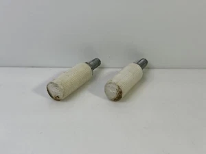 Vintage 1980’s Spinner BMX Freestyle Fork Pegs Set White HTF - Picture 1 of 6