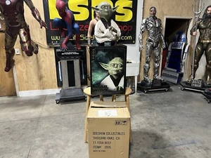 Sideshow lebensgroße Star Wars Yoda Büste 1:1 sehr selten #321/1.000 - Bild 1 von 24