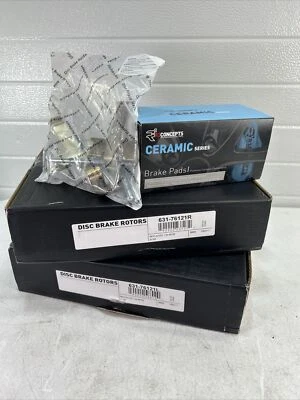 Kit de rotores de freno de disco y pastillas de cerámica [delanteros] para camioneta Toyota 4Runner Foto 1 de 4