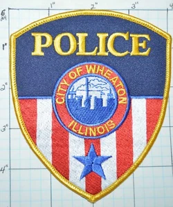ILLINOIS, CITY OF WHEATON POLICE DEPT PATCH - Picture 1 of 1